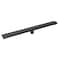 Alfi Brand 32" Black Matte Stainless Steel Linear Shower Drain with Solid Cover ABLD32B-BM - alternate 2